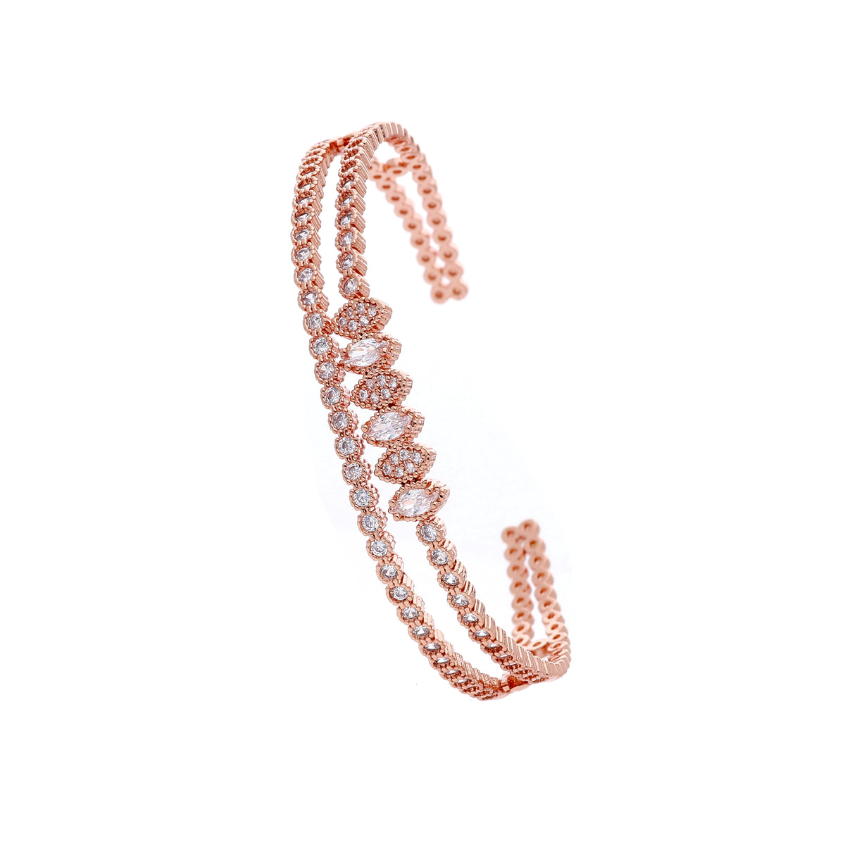 Double Row Crystal Bracelet