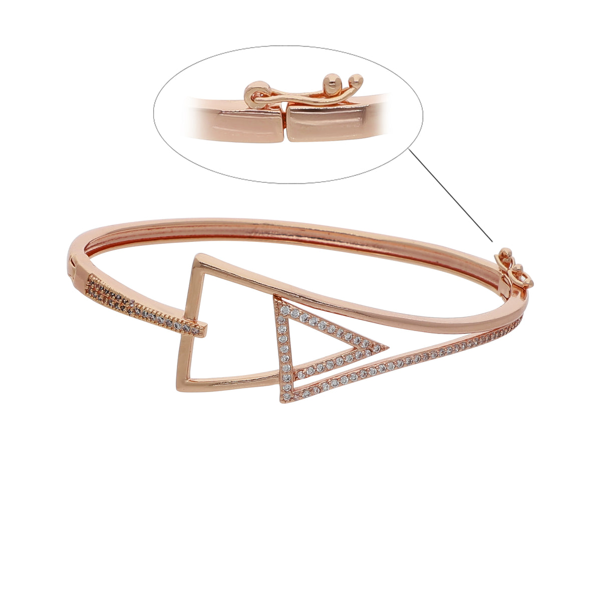 Gold Plated Chic Kada Bracelet