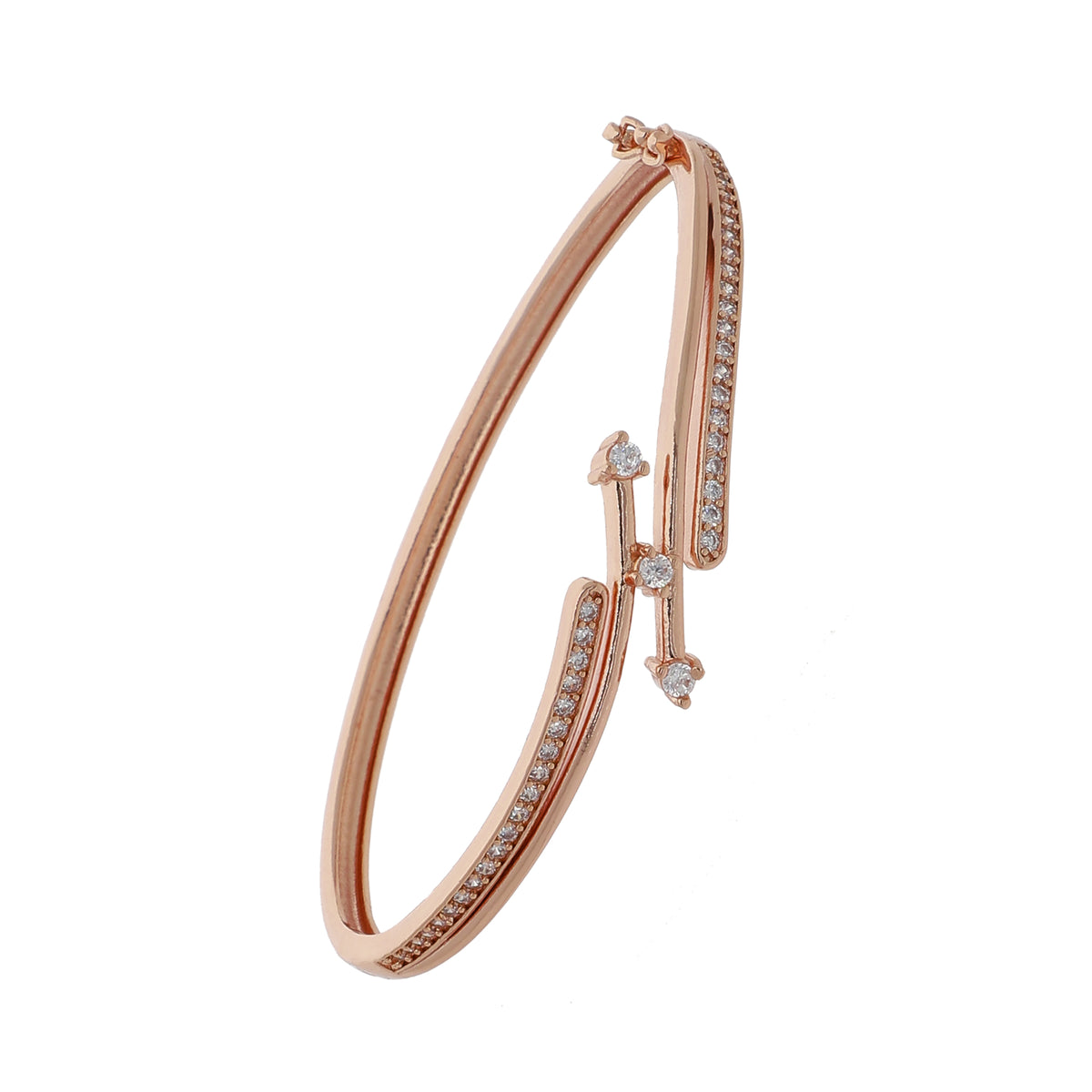 Gold Plated Modern Kada Bracelet