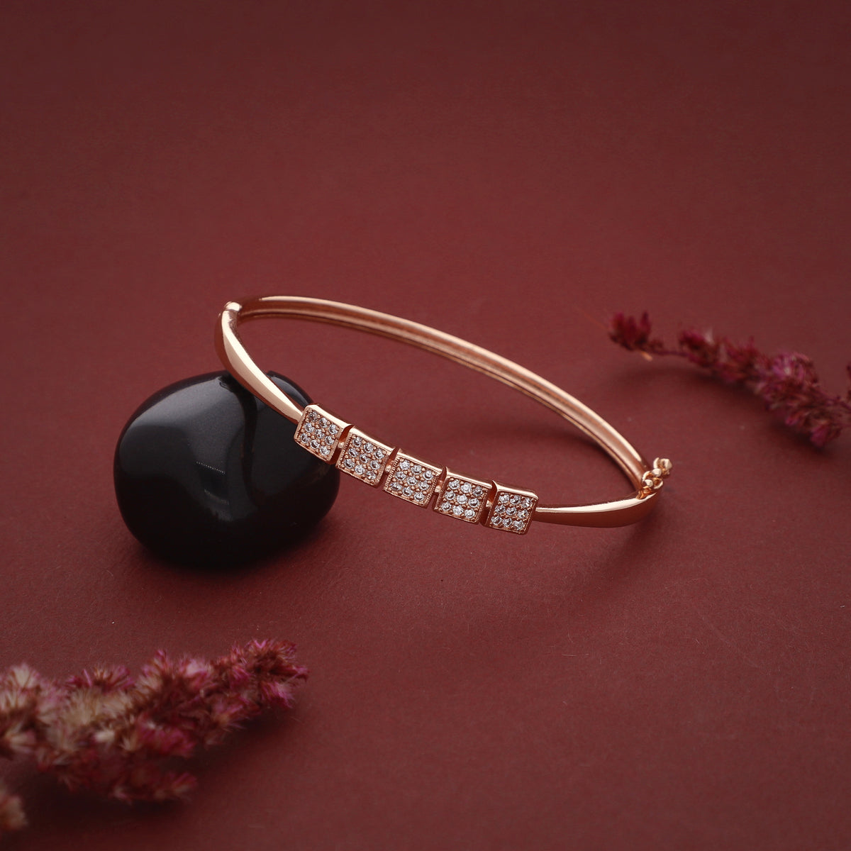 Crystal Block Bracelet