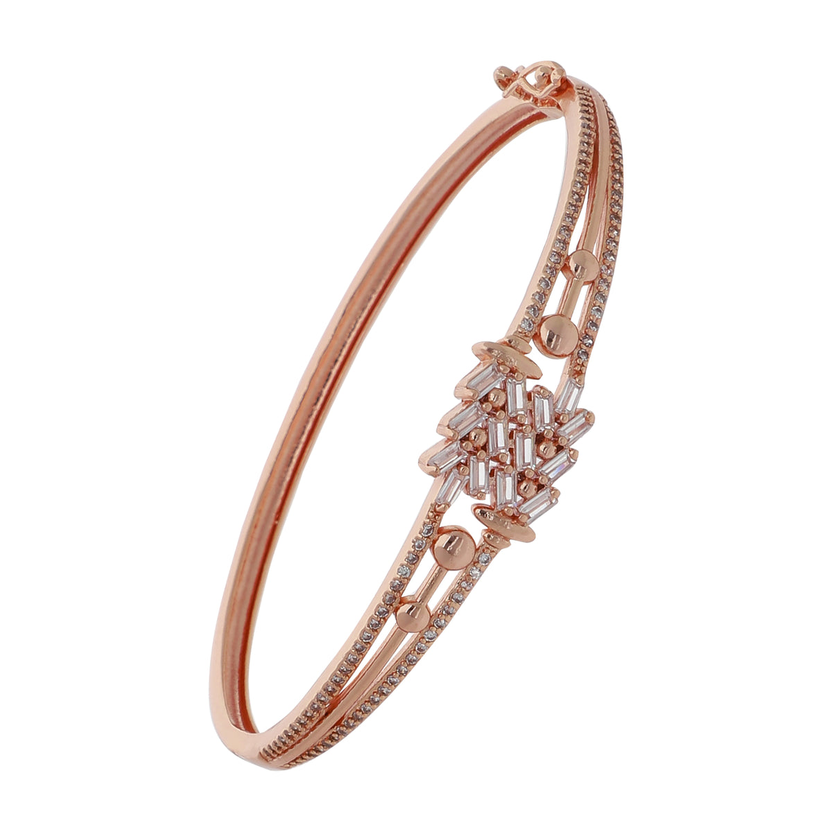 Gold Plated Dainty Kada Bracelet