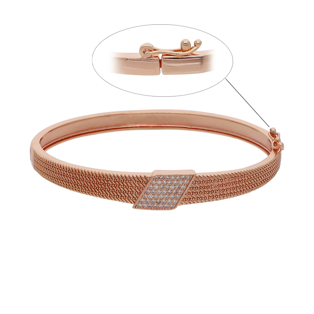 Gold Plated Pretty Kada Bracelet