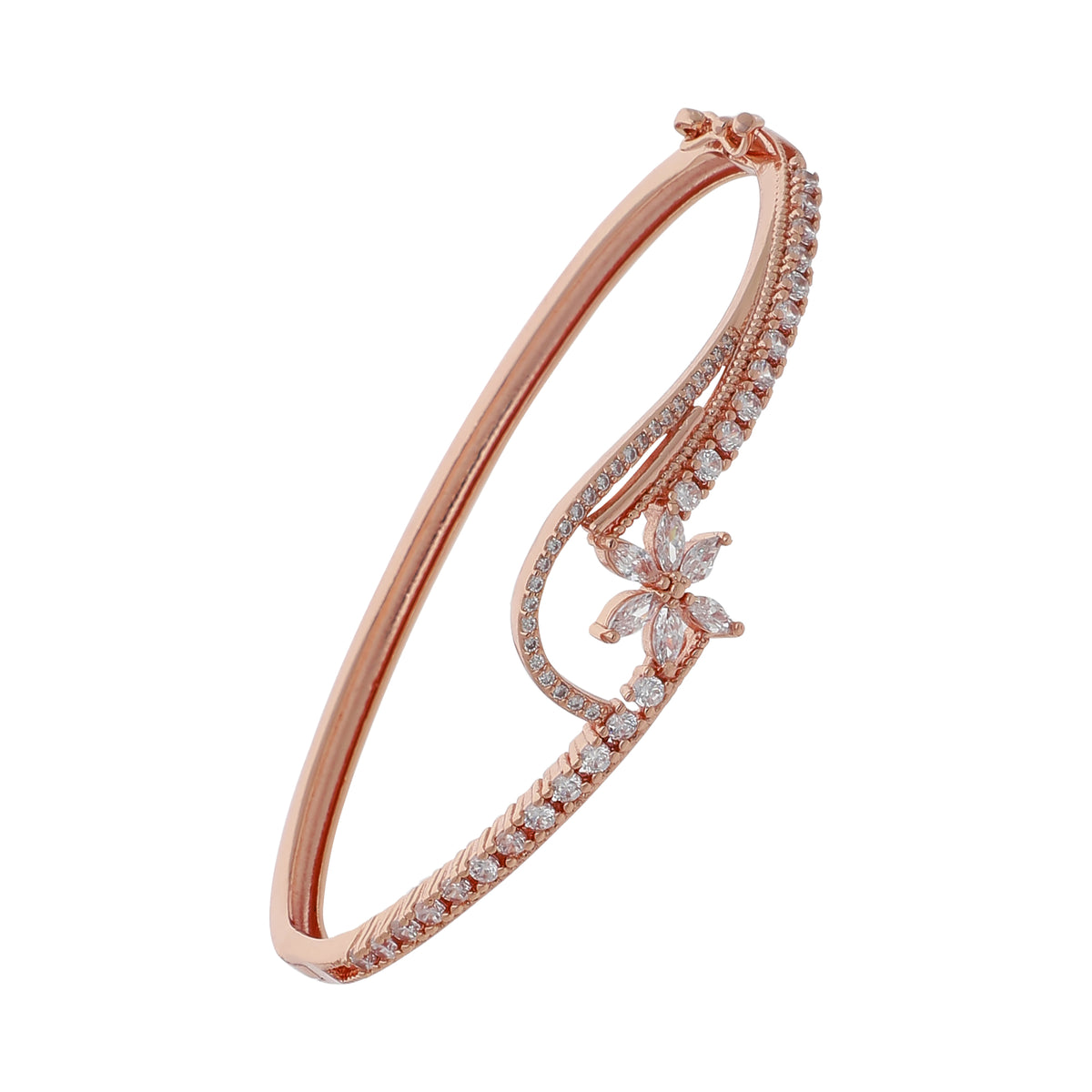 Gold Plated Chic Kada Bracelet