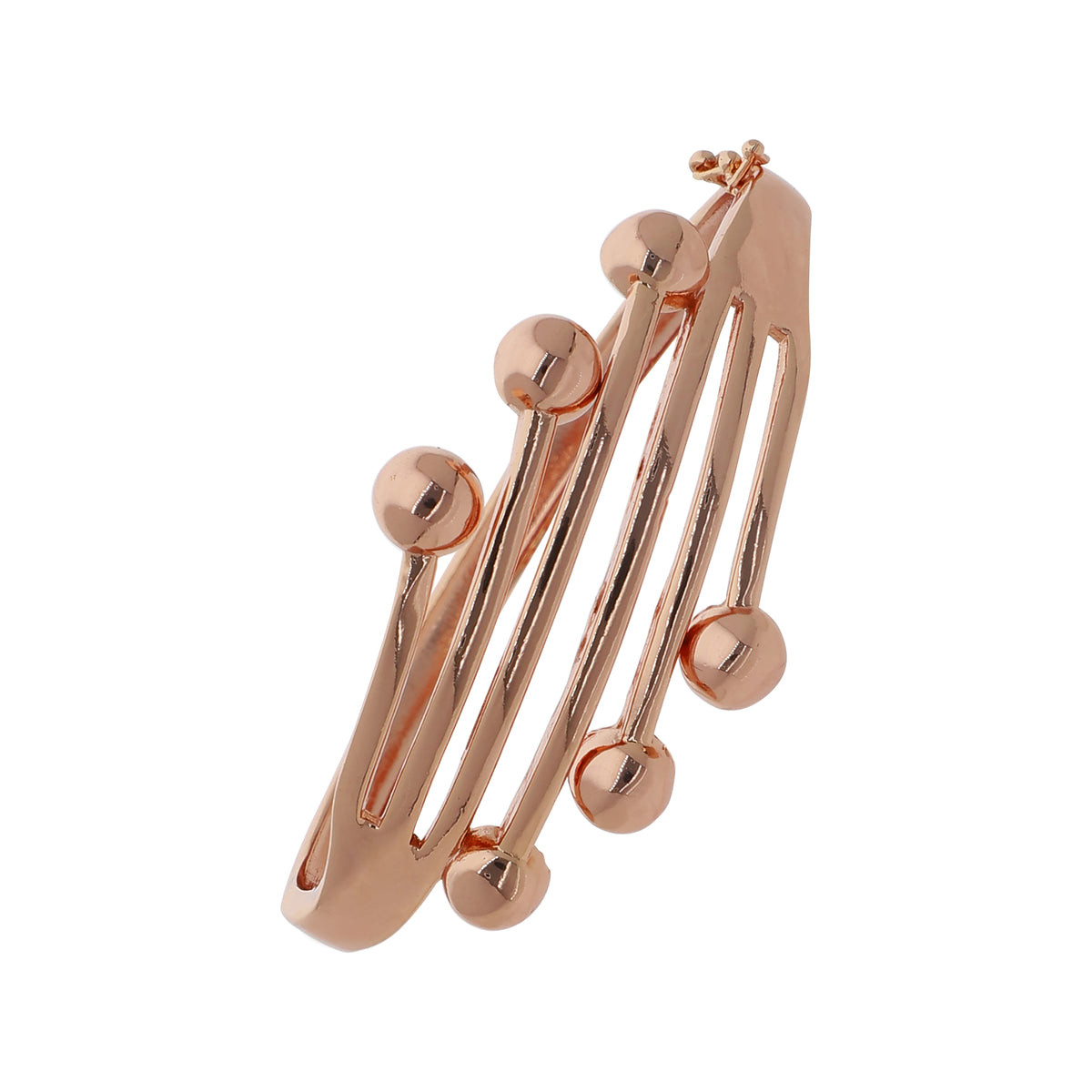 Gold Plated Modern Kada Bracelet