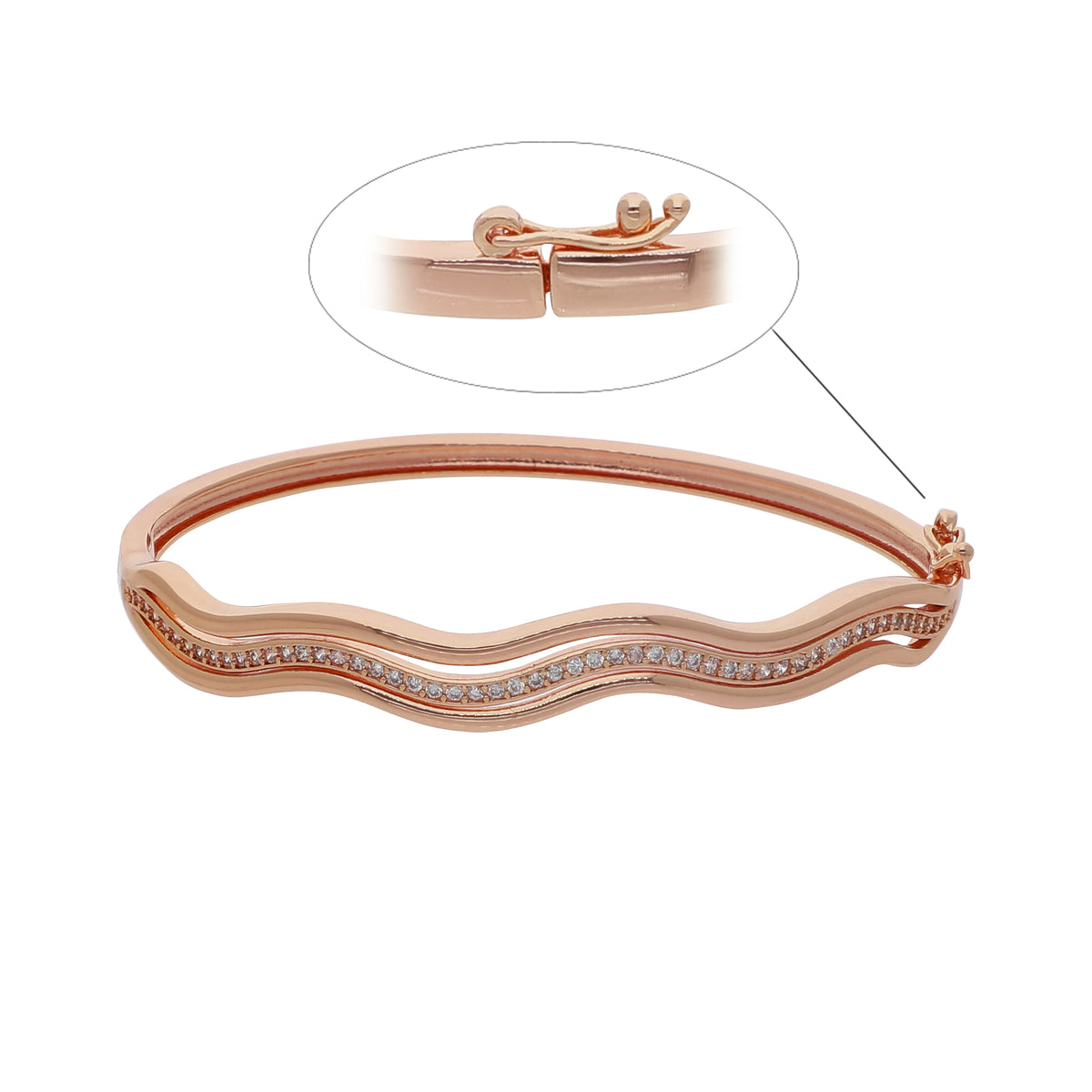 Gold Plated Classic Kada Bracelet