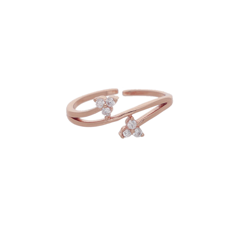 Rose Gold Open Bow Ring
