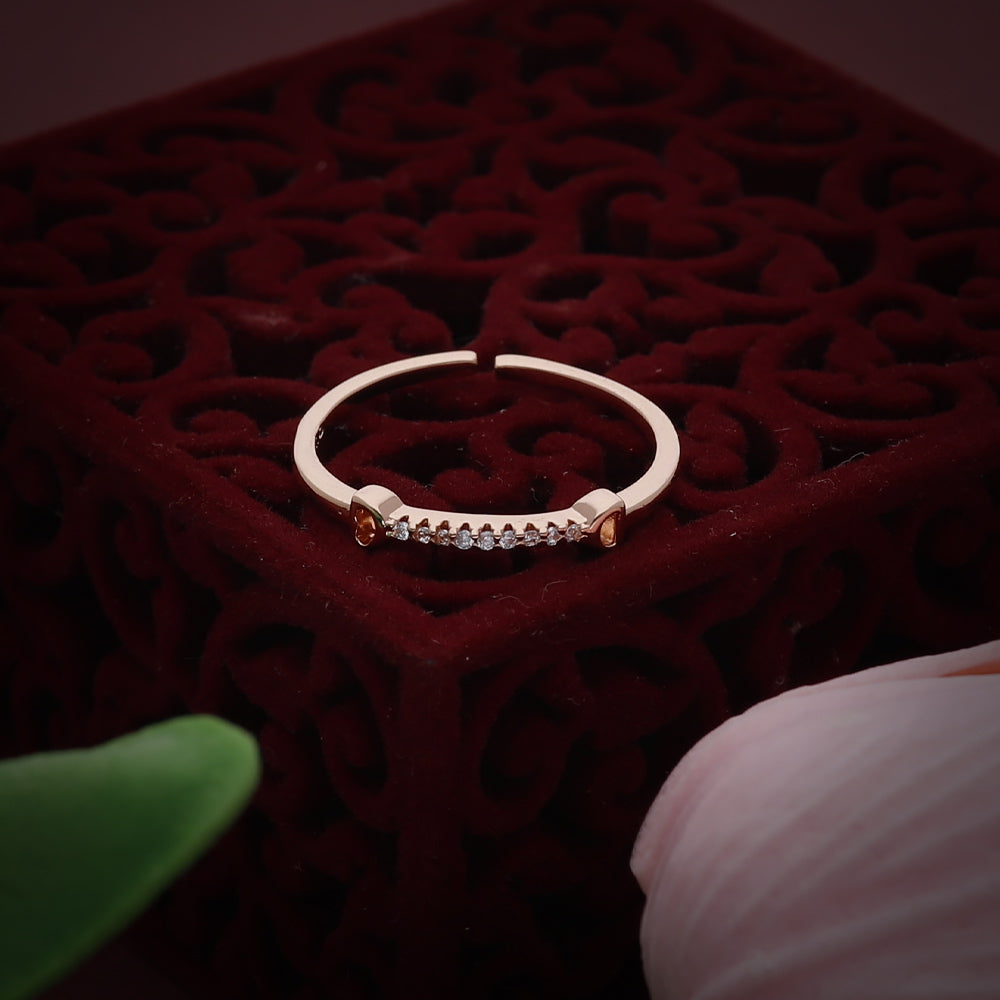 Rose Gold Double Band Ring
