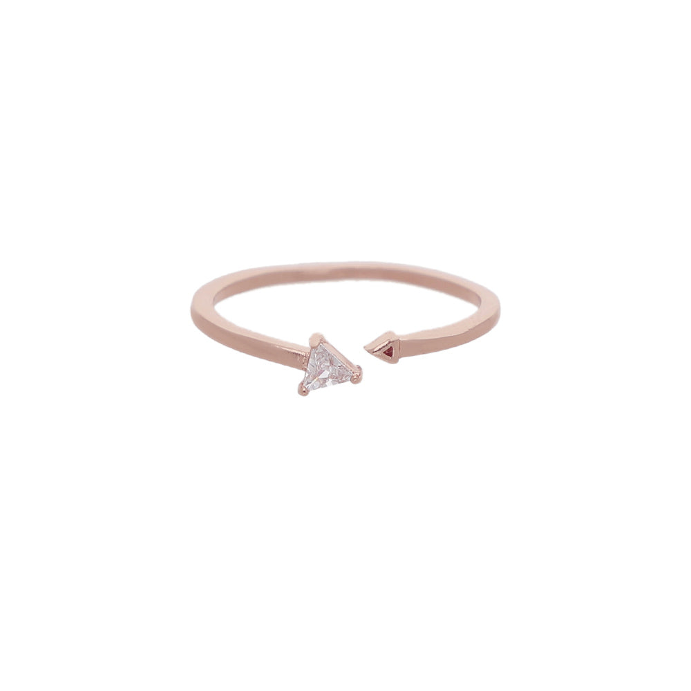 Rose Gold Petal Band Ring