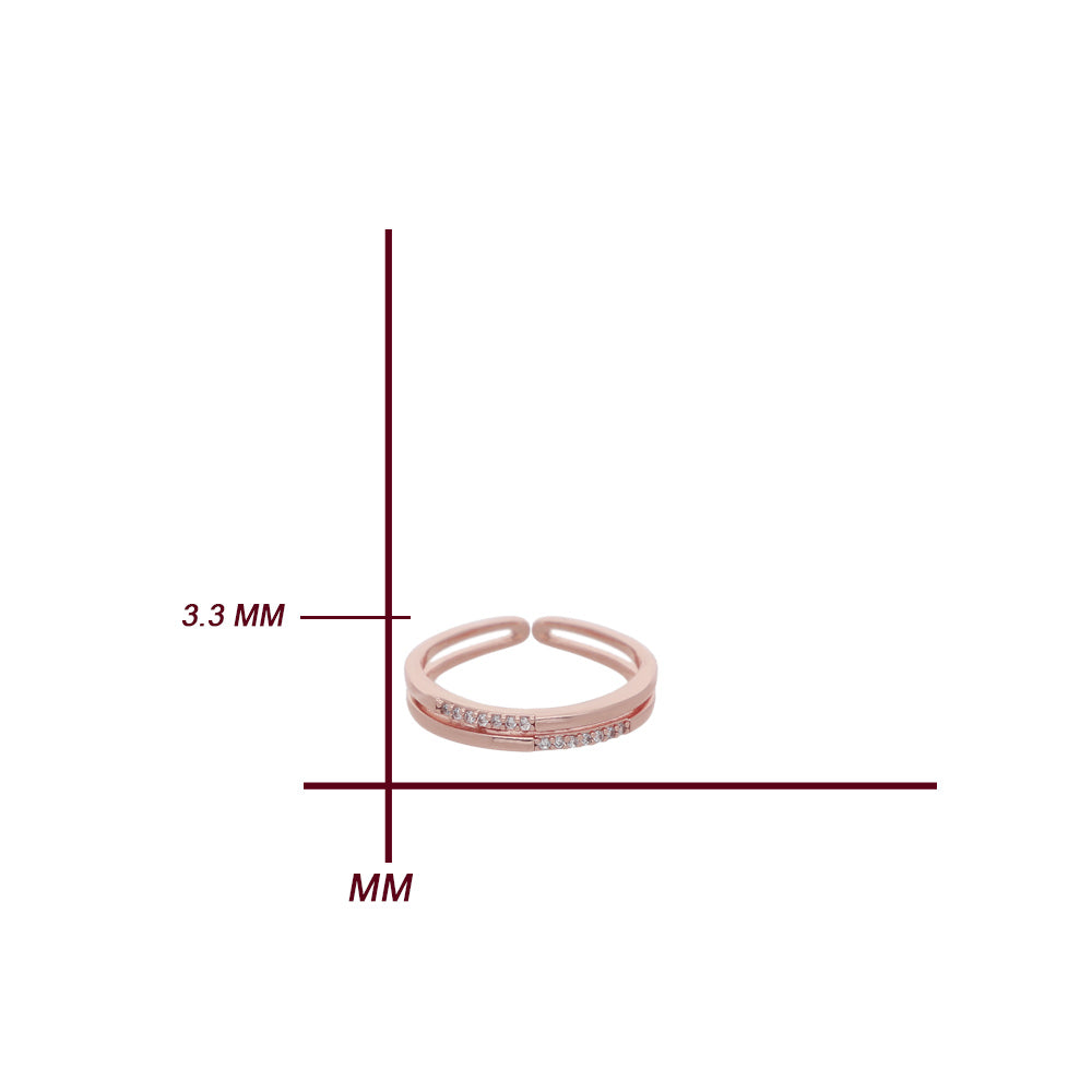 Rose Gold Slim Band Ring