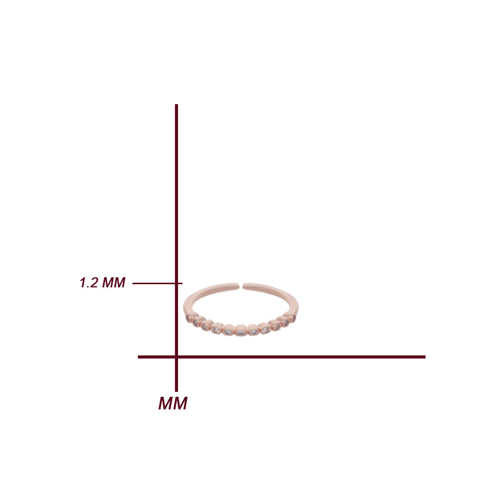 Rose Gold Open Band Ring