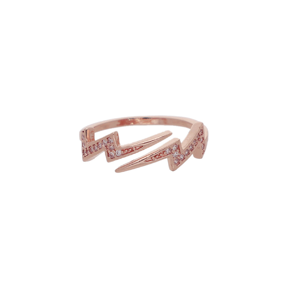 Rose Gold Bow Detail Design Ring