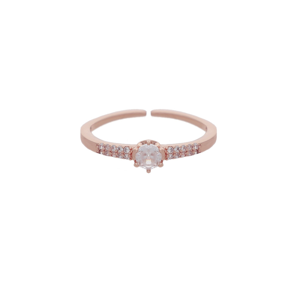 Rose Gold Knot Detail Design Ring