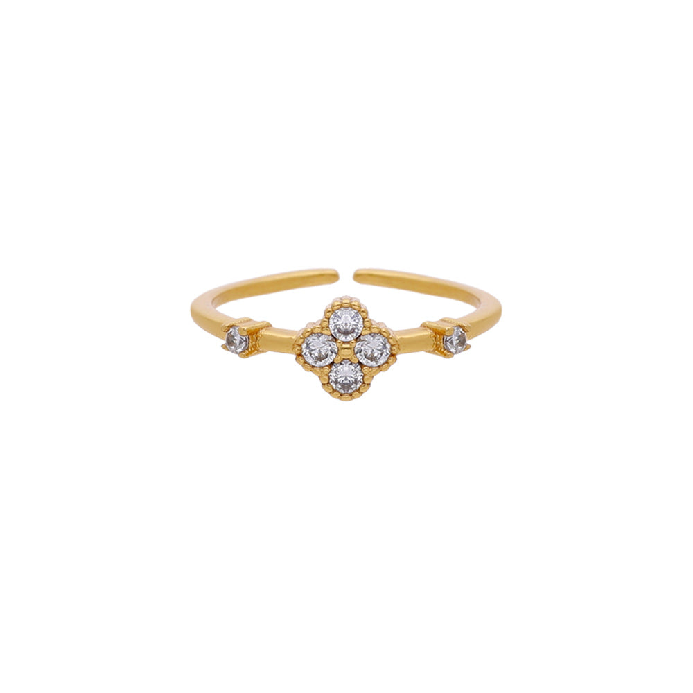 Gold Open Curve Ring