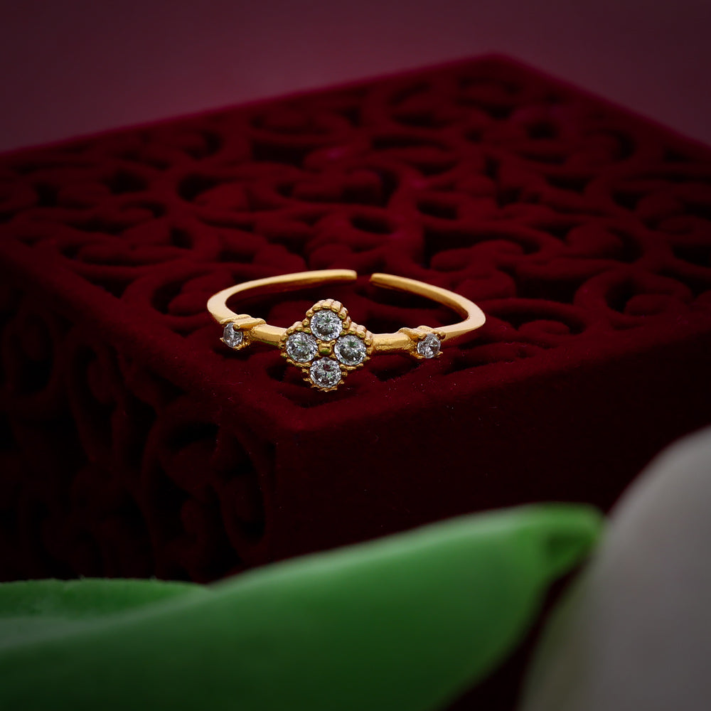 Gold Open Curve Ring