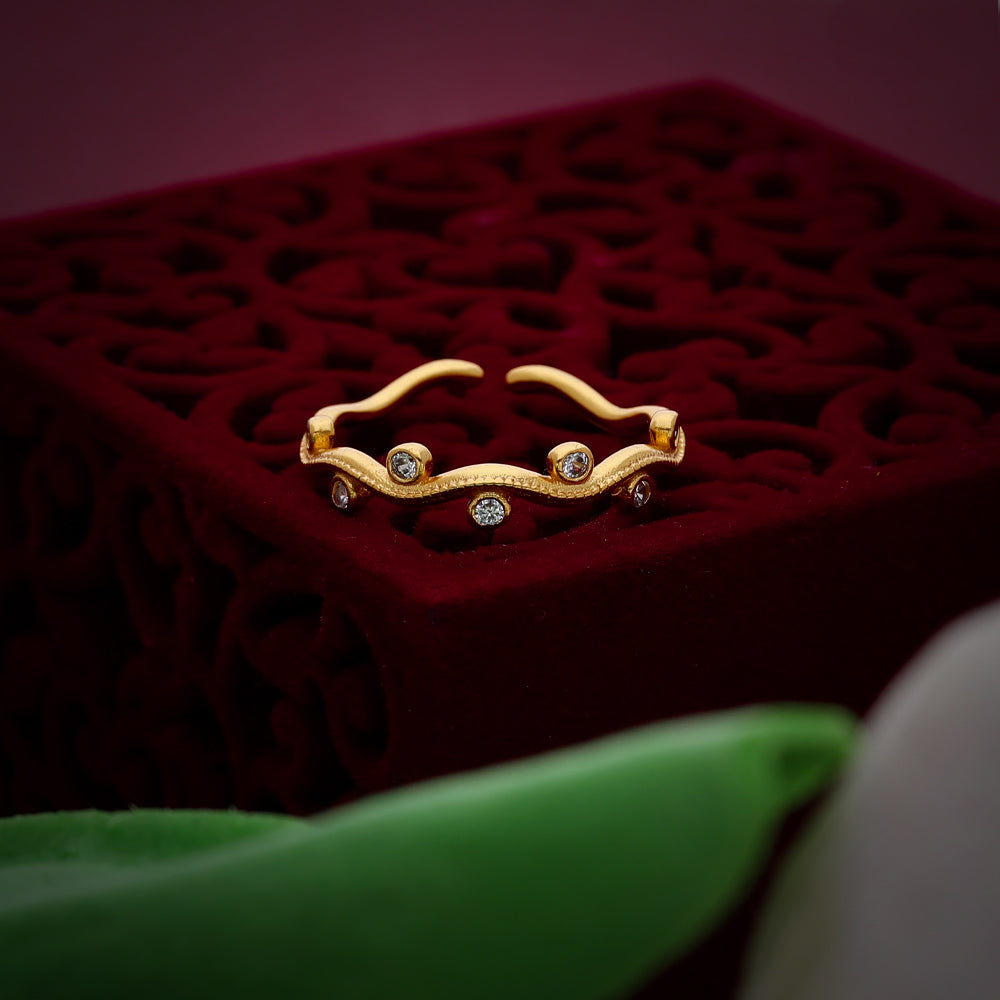 Gold Leaf Detail Ring