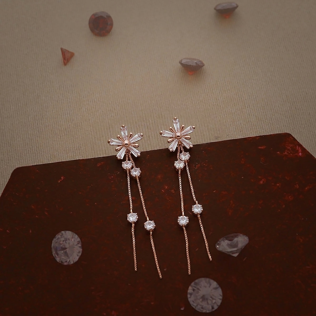 Flower Long Earring