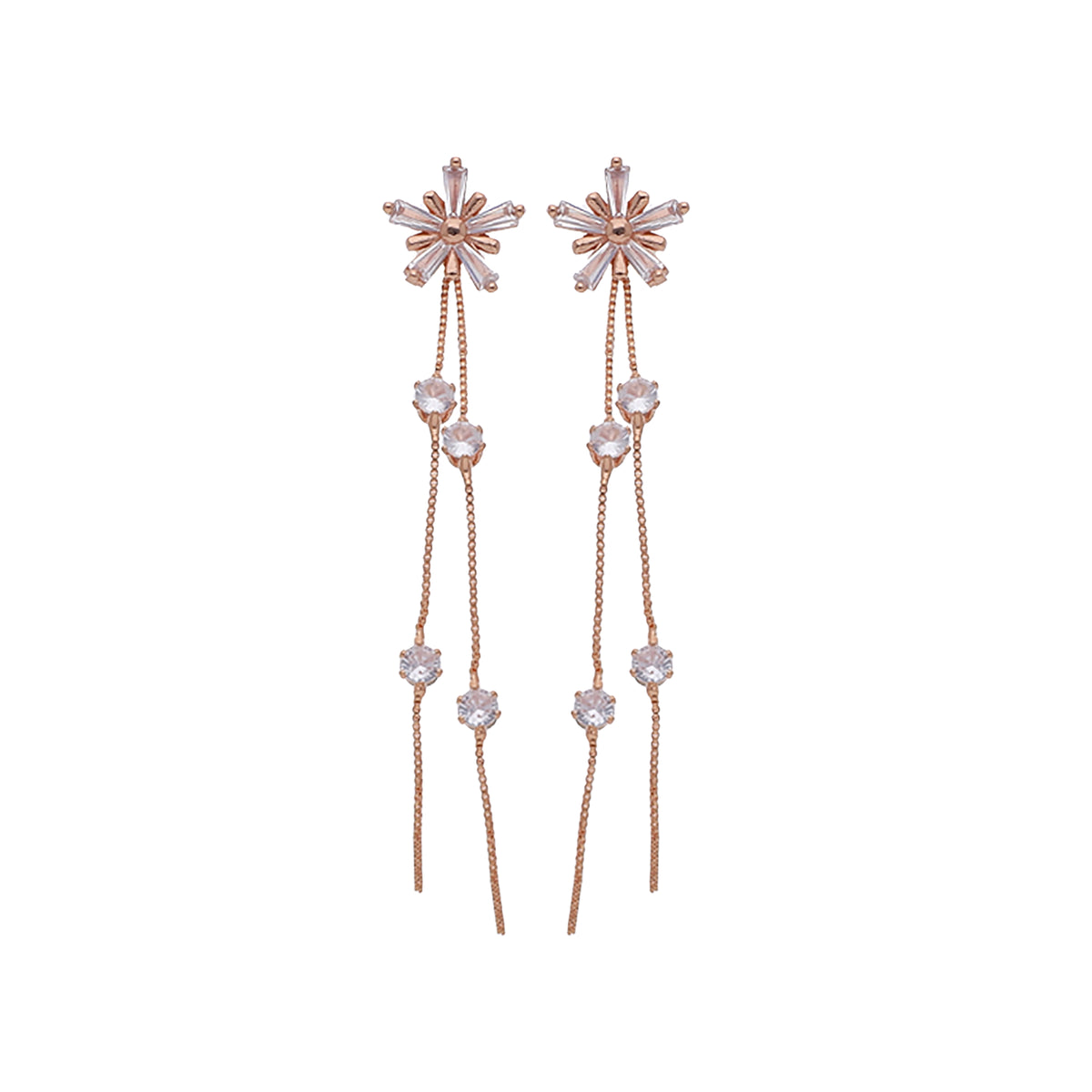 Flower Long Earring