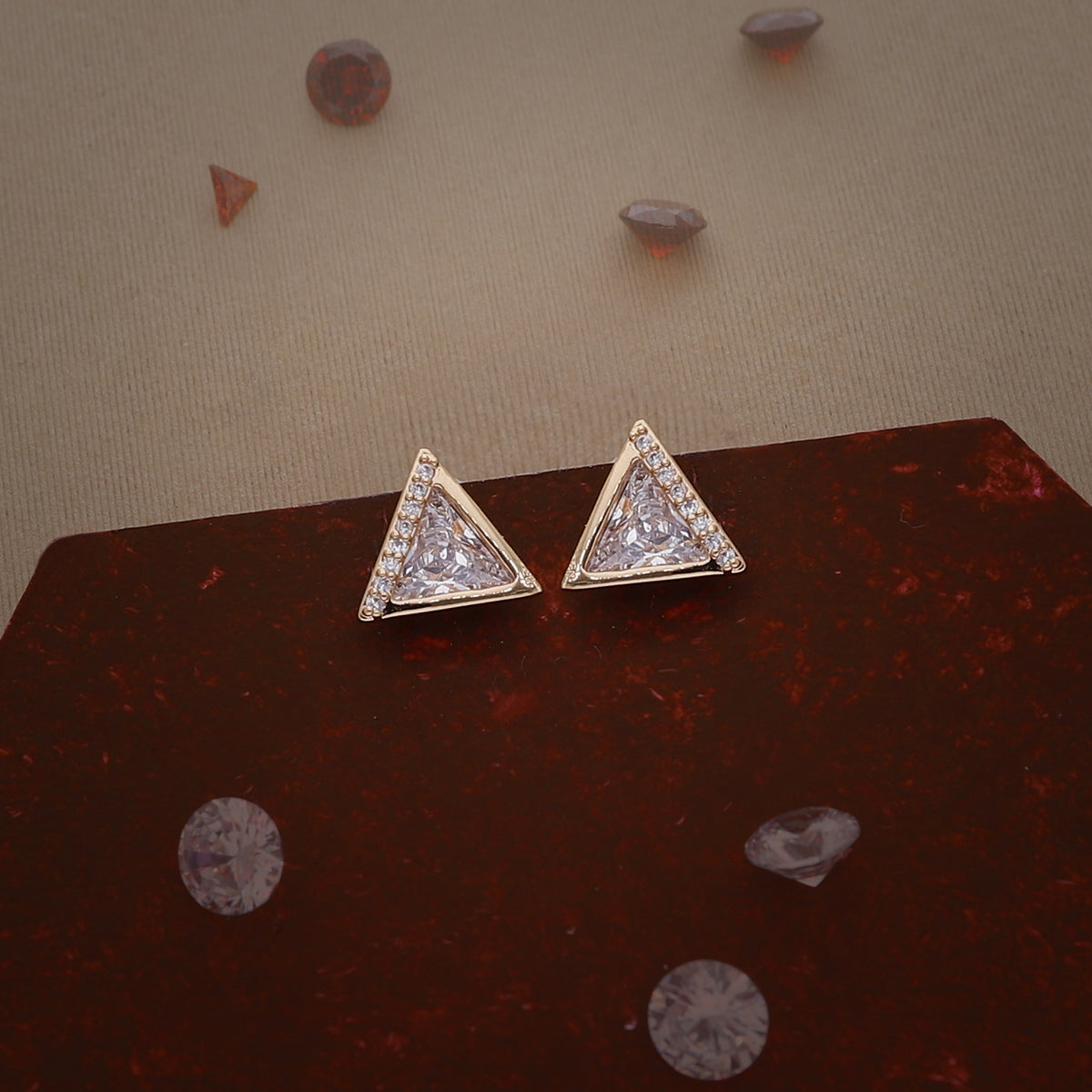 Triangle Stud Earring