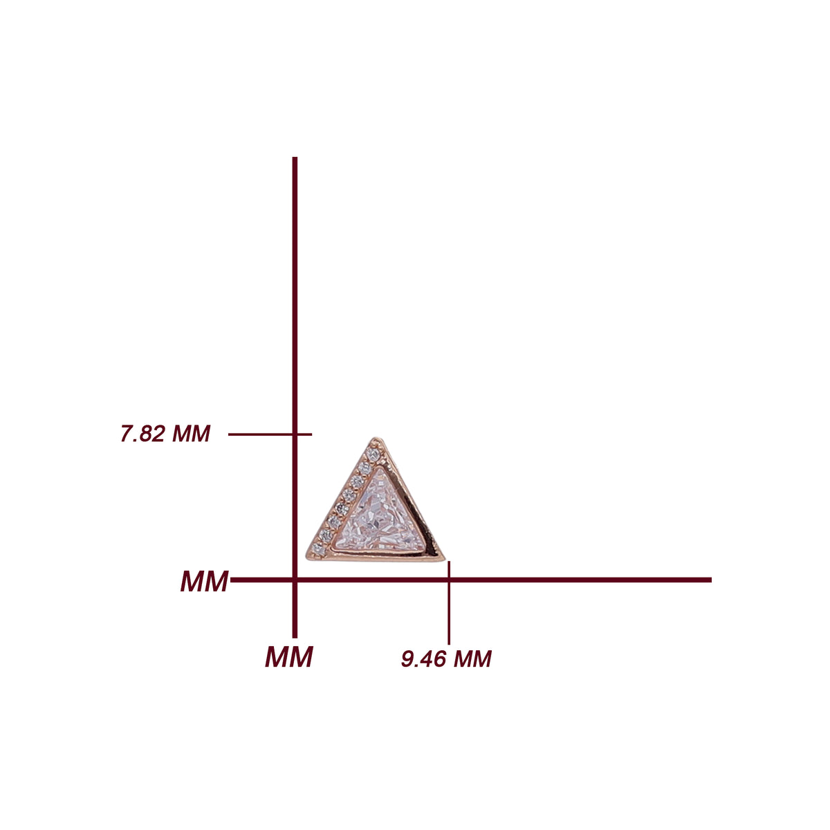 Triangle Stud Earring