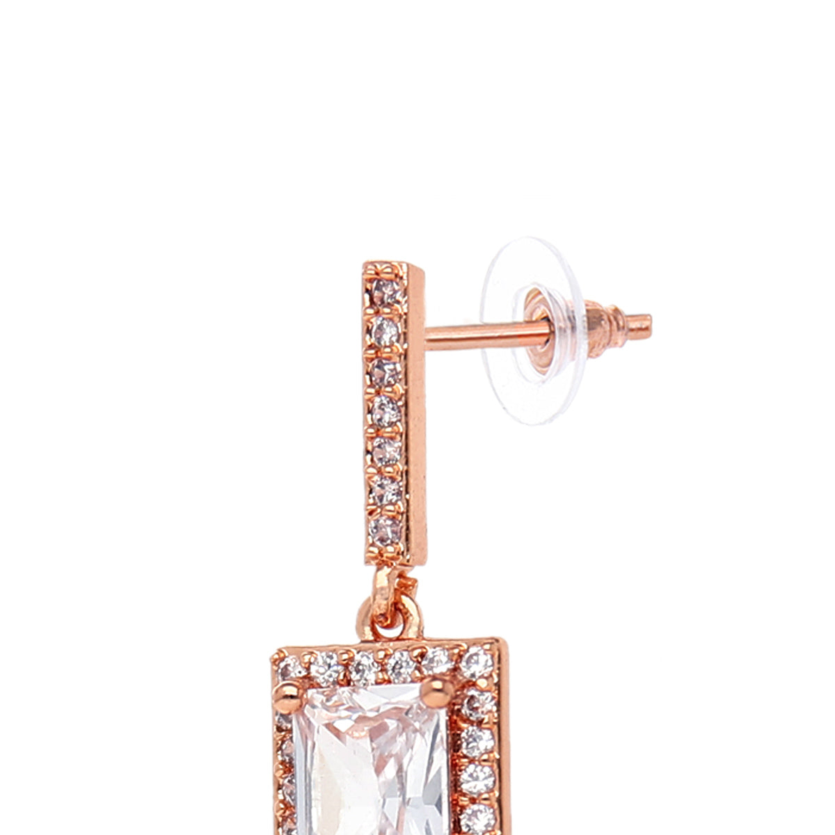 Rose Gold Plated Minimal Stud Earrings