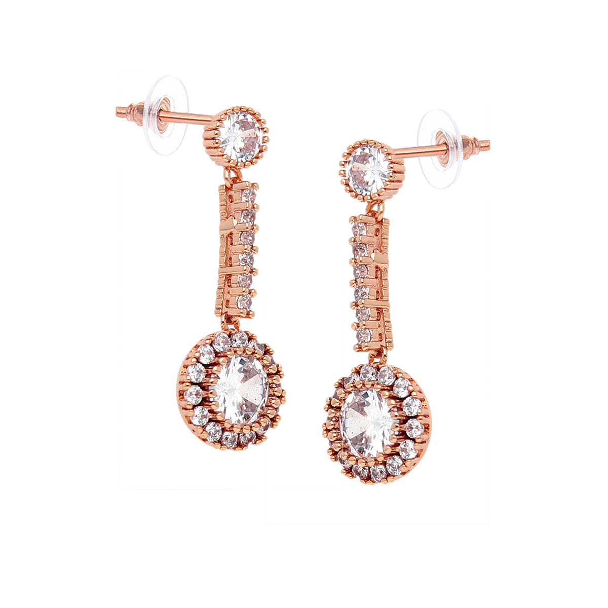 Rose Gold Plated Everyday Stud Earrings