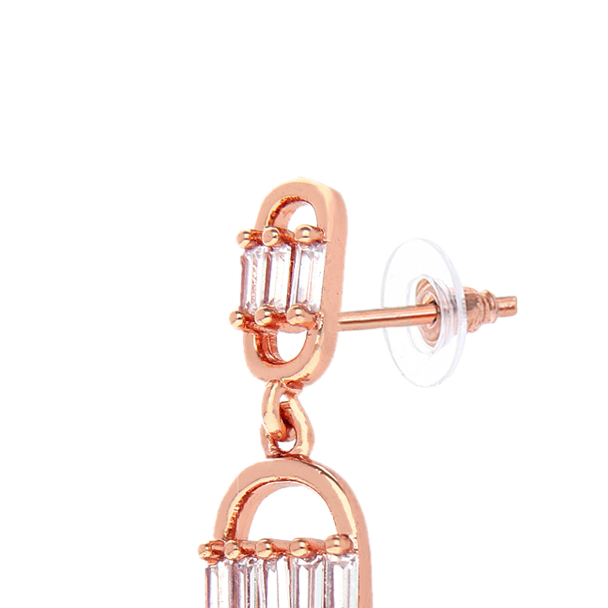 Rose Gold Plated Classic Stud Earrings