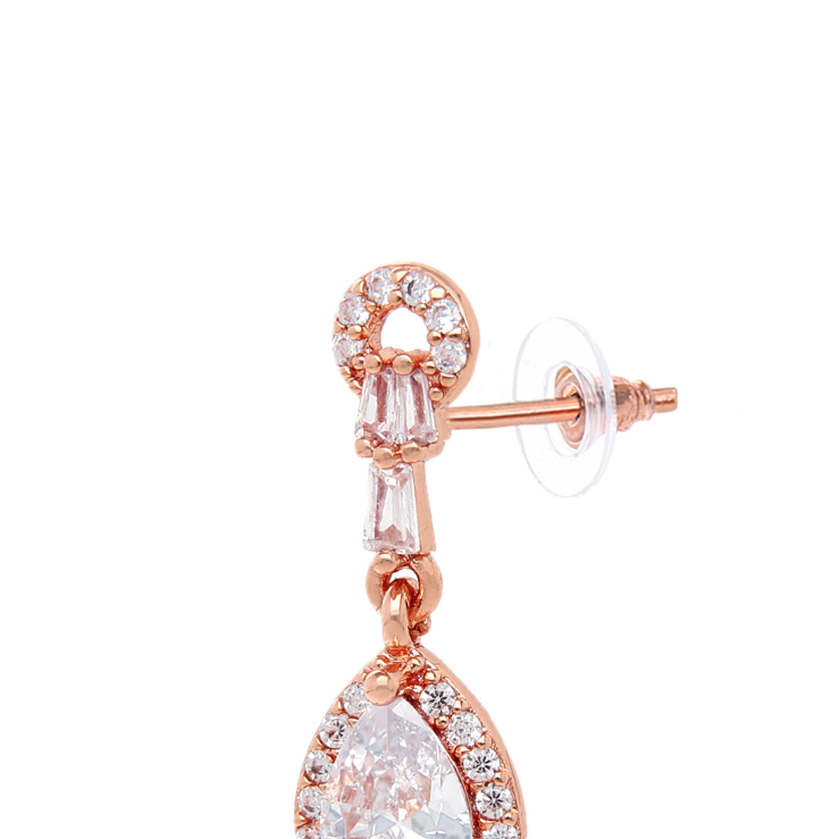 Rose Gold Plated Classic Minimal Stud Earrings