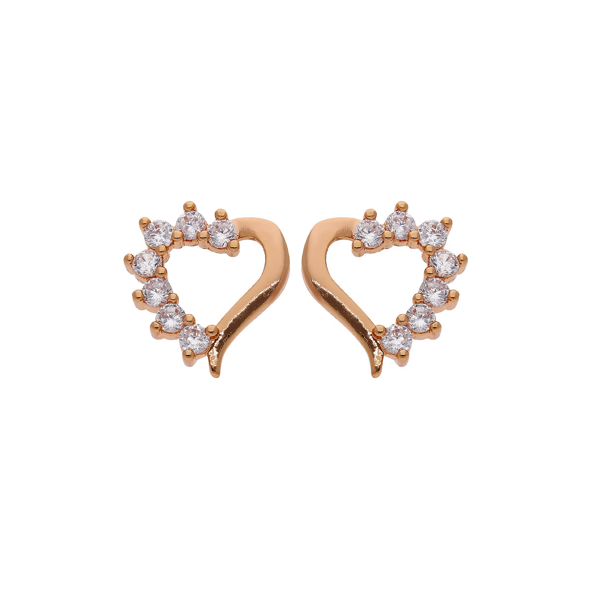 Modern Cubic Zirconia Stud Earrings