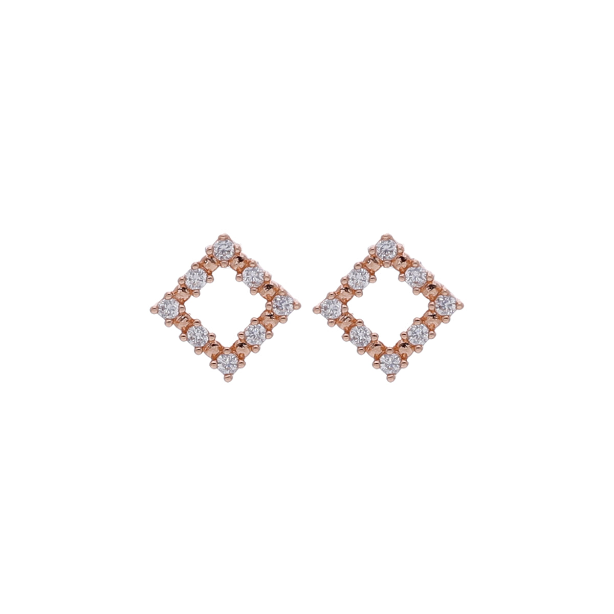 Square Crystal Earring