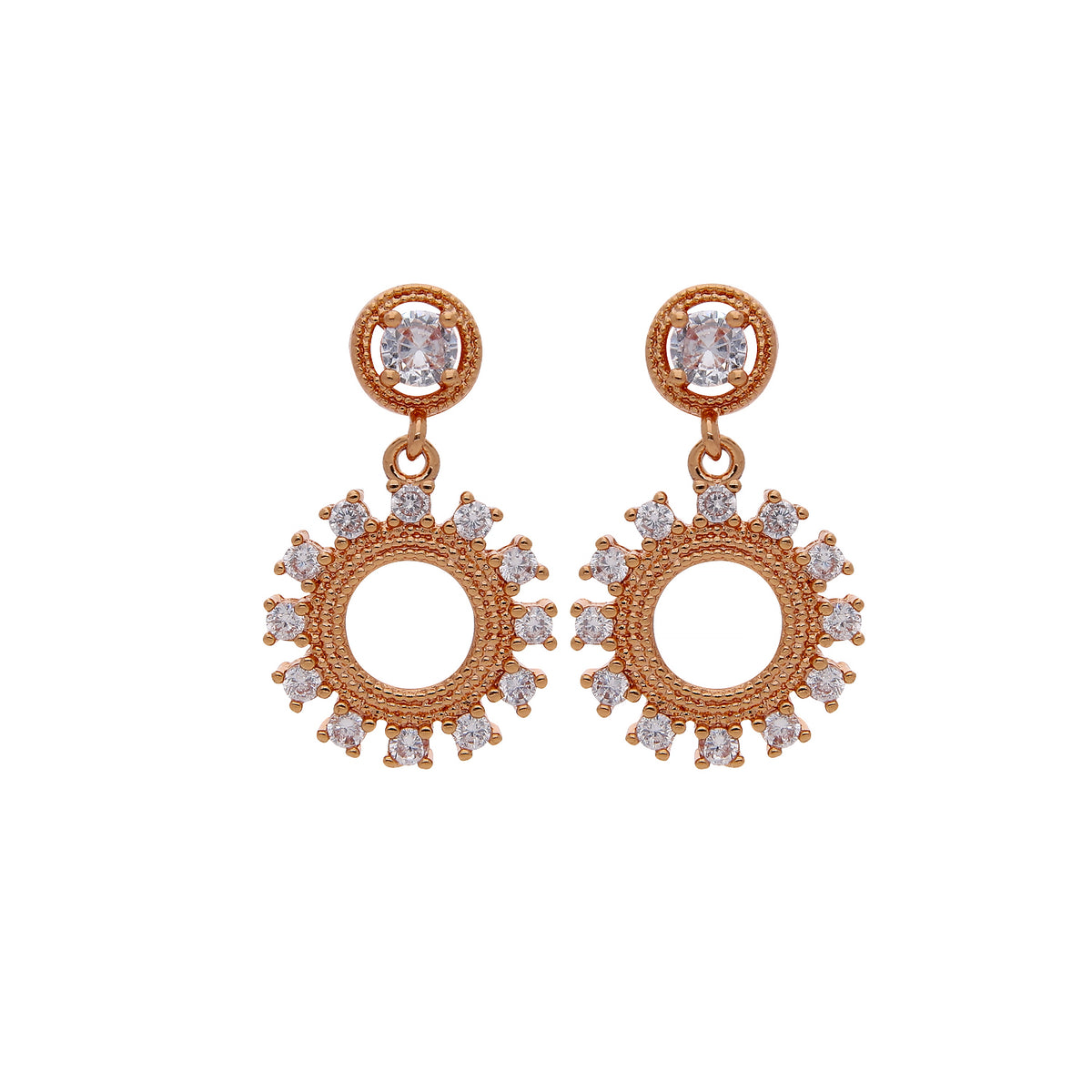 Classic Cubic Zirconia Stud Earrings