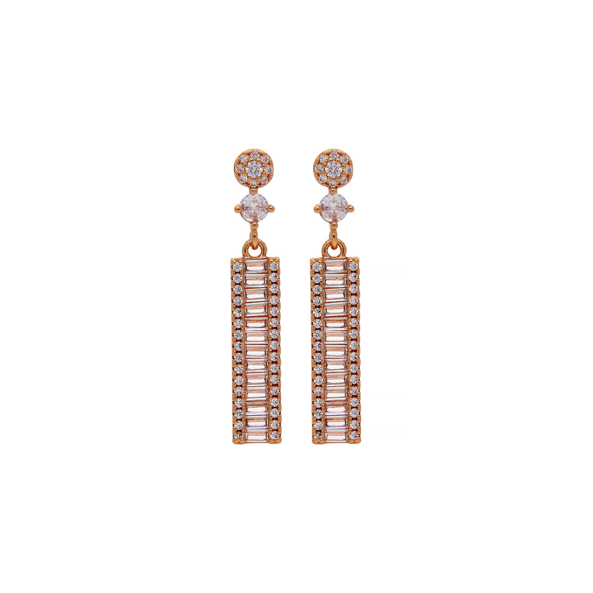 Pretty Cubic Zirconia Stud Earrings