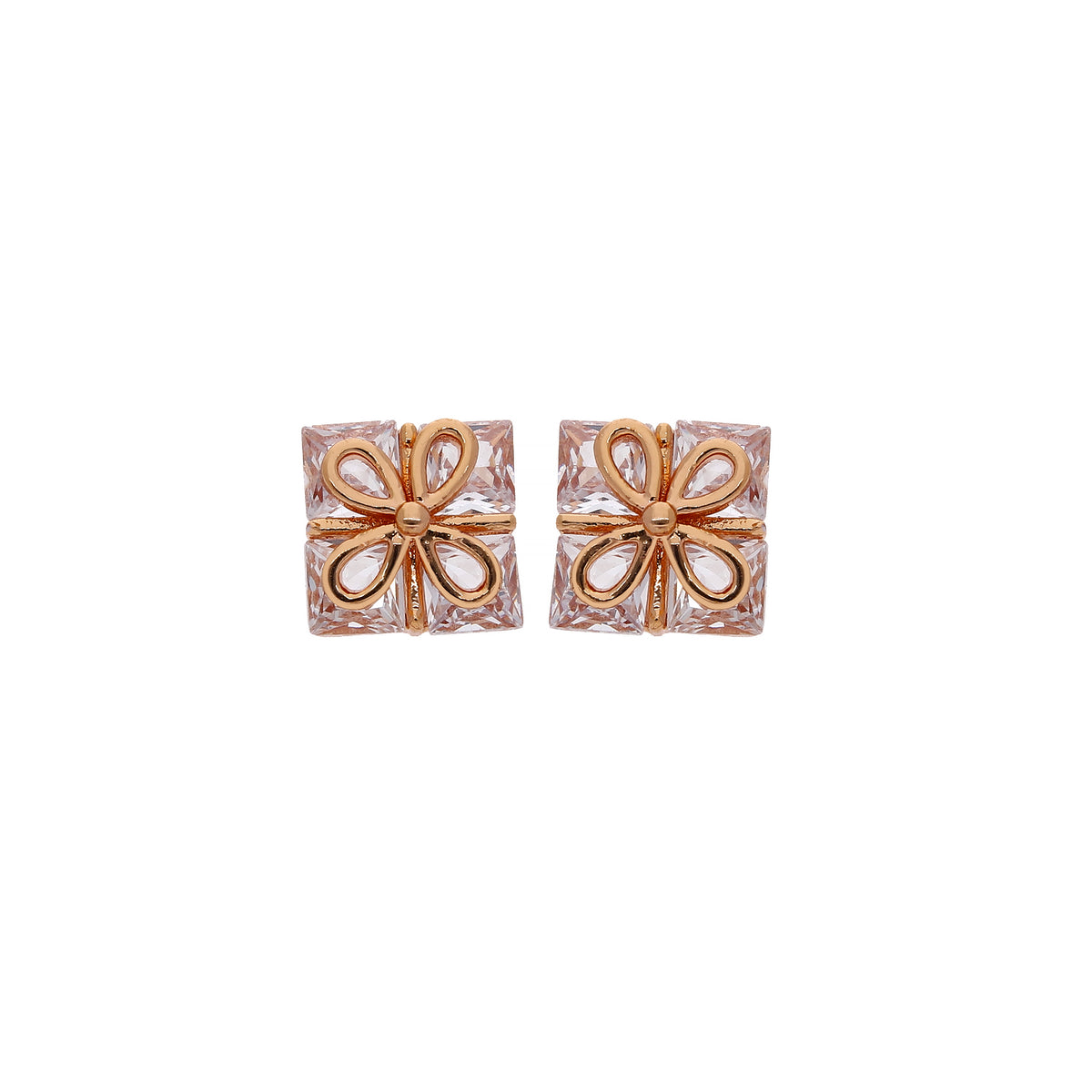 Classic Floral Stud Earrings