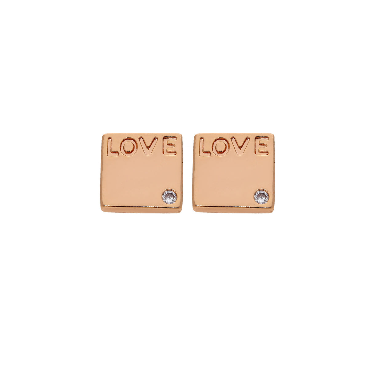 Classic Graceful Cubic Zirconia Stud Earrings