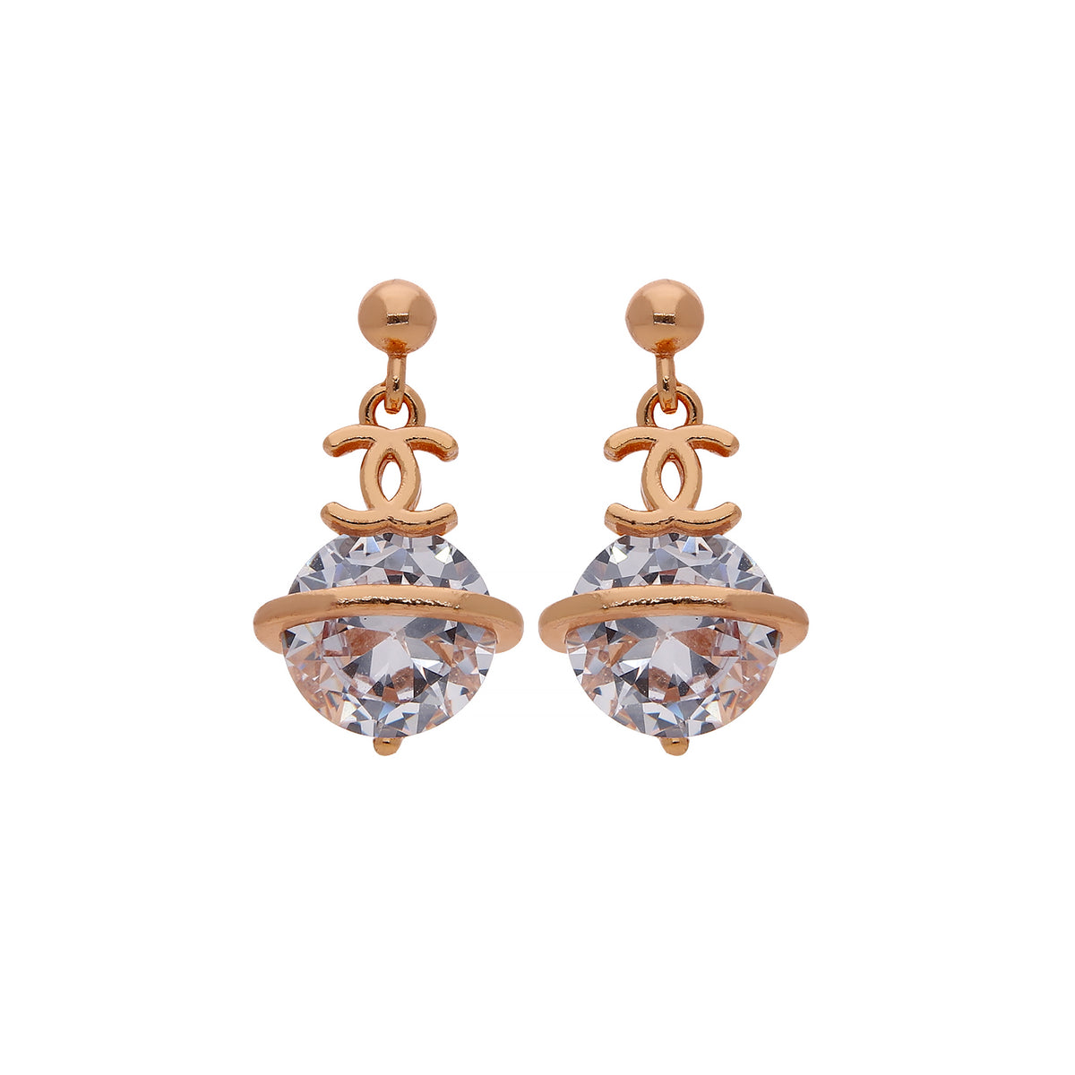 Dainty Everyday Cubic Zirconia Stud Earrings
