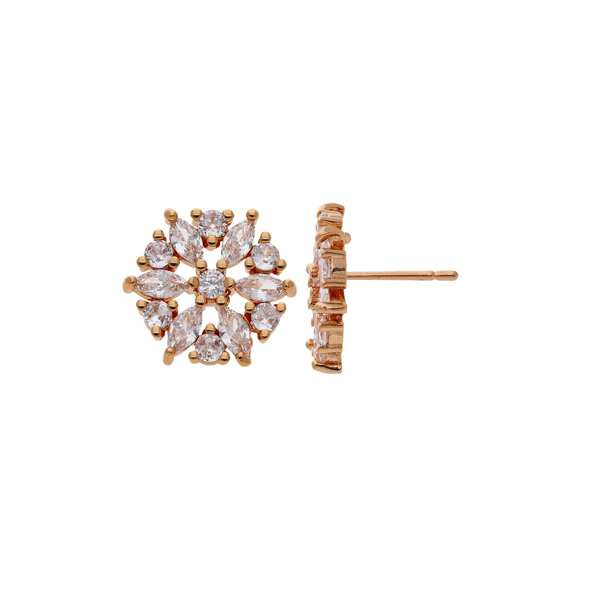 Classic Chic Cubic Zirconia Stud Earrings