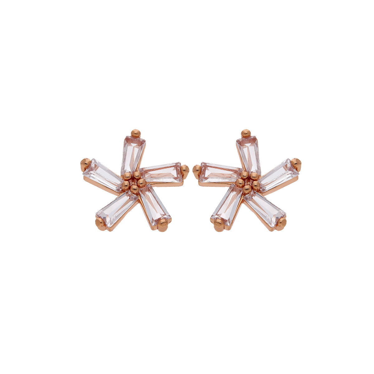 Classic Dainty Cubic Zirconia Stud Earrings