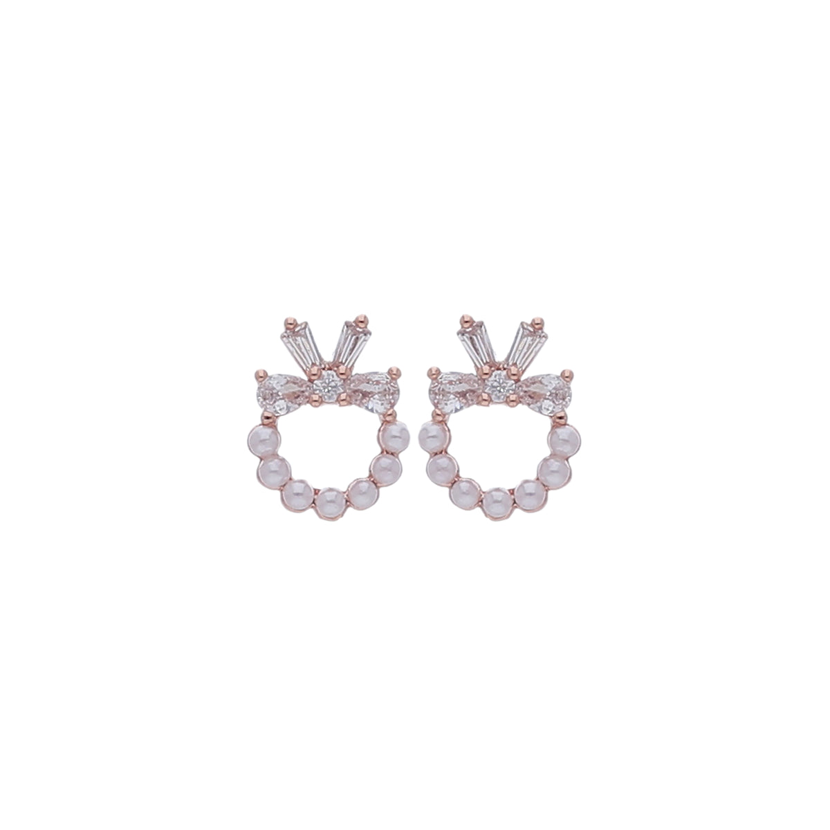 Pearl Bow Earring