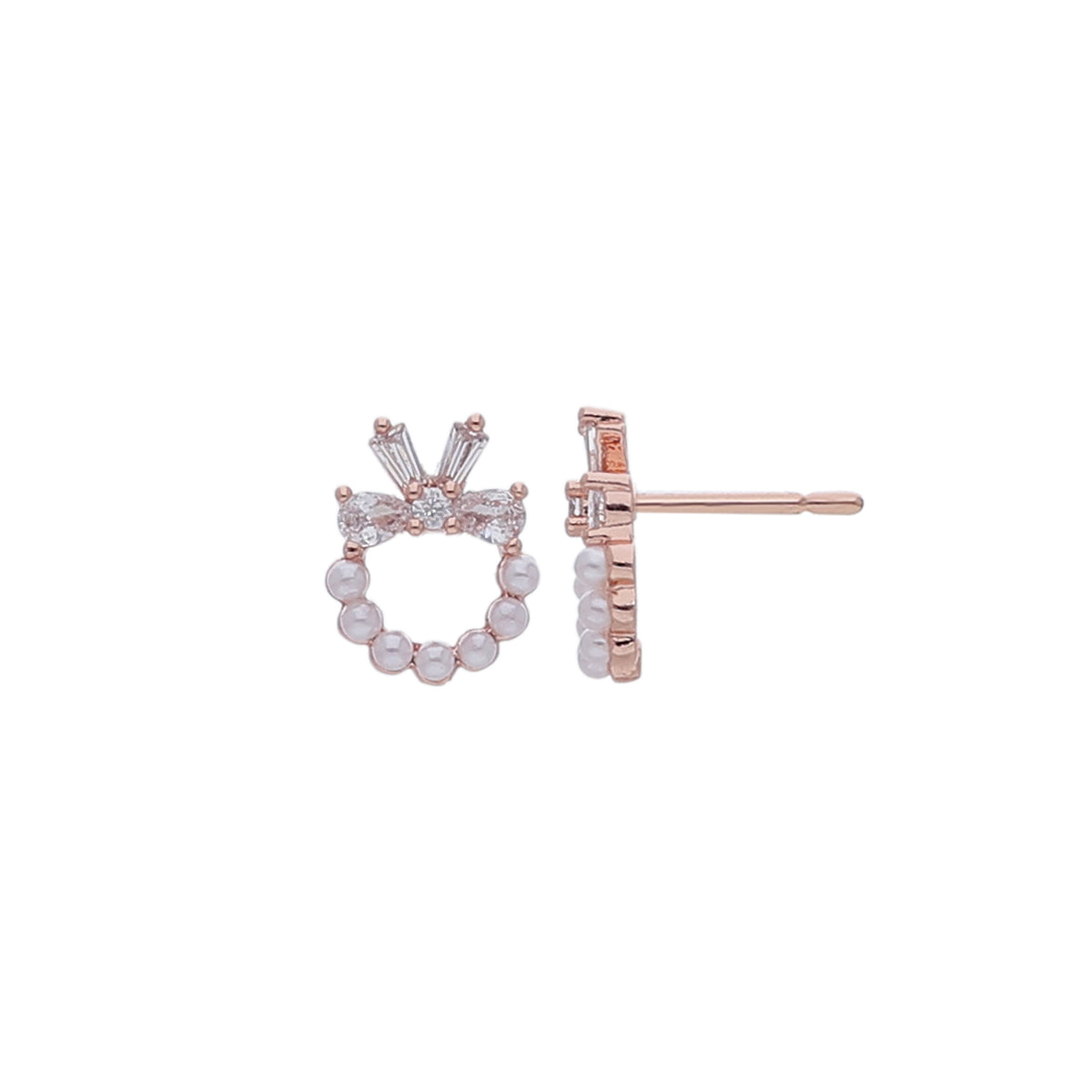 Pearl Bow Earring