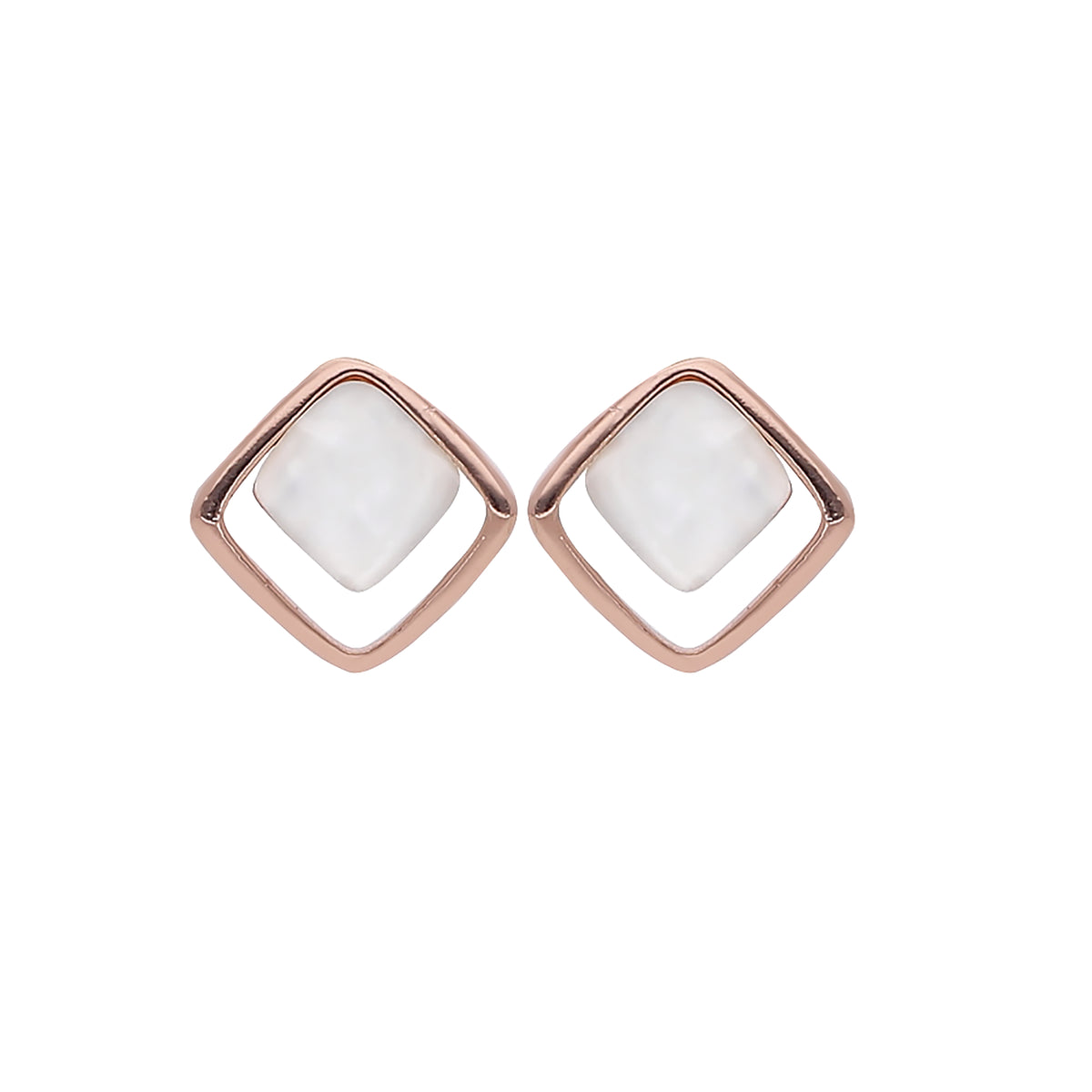 Slim Square Stud Earring
