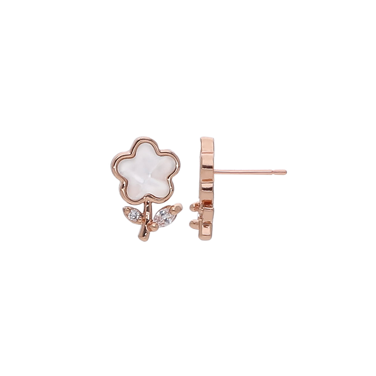 Double Flower Stud Earring