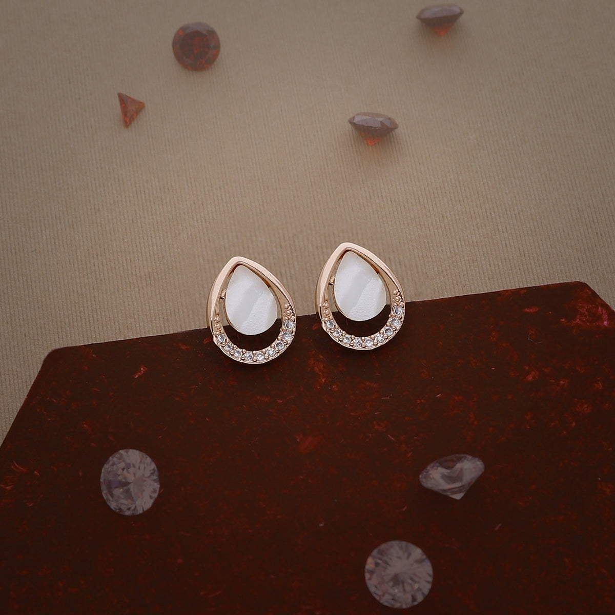 Teardrop Stone Earring