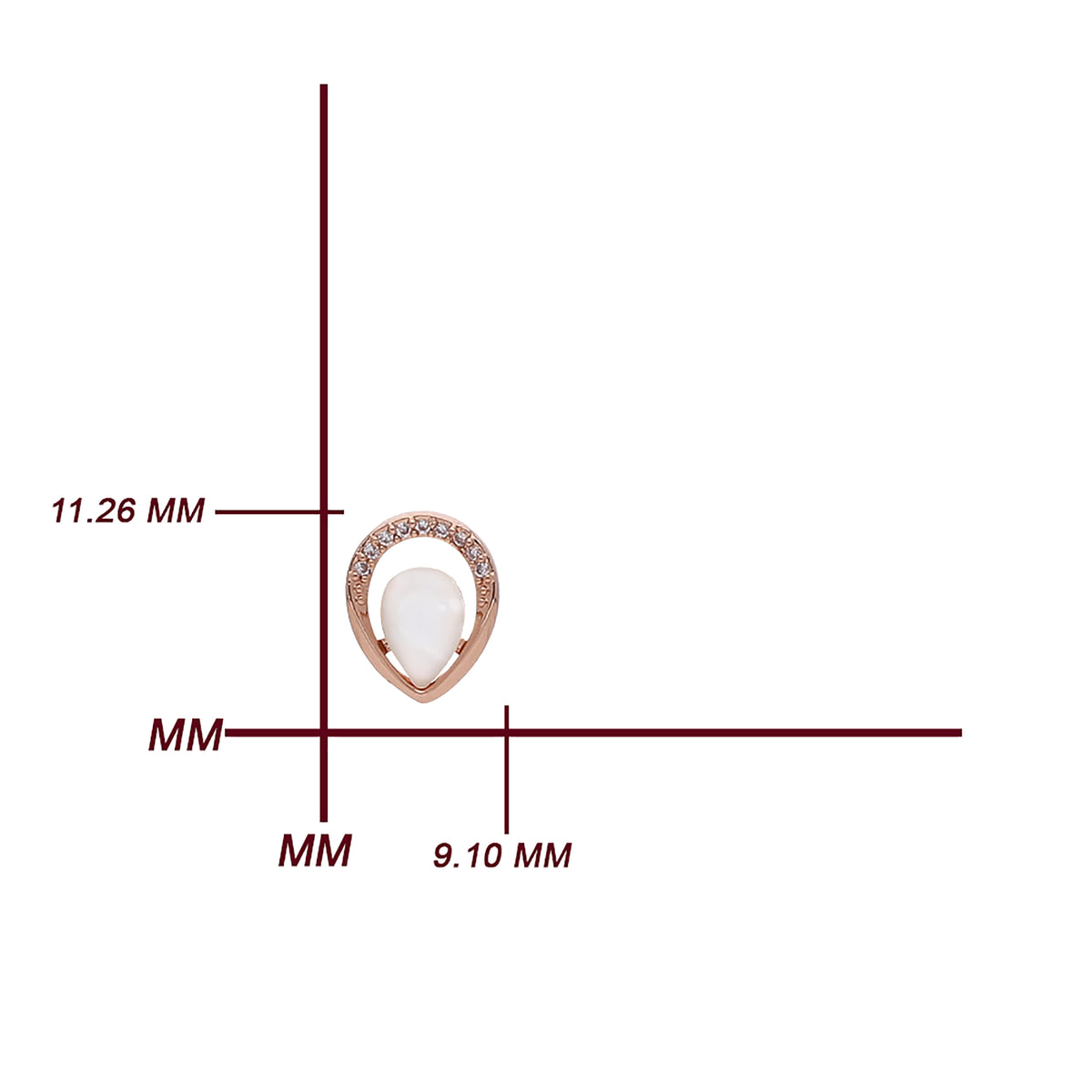 Teardrop Stone Earring