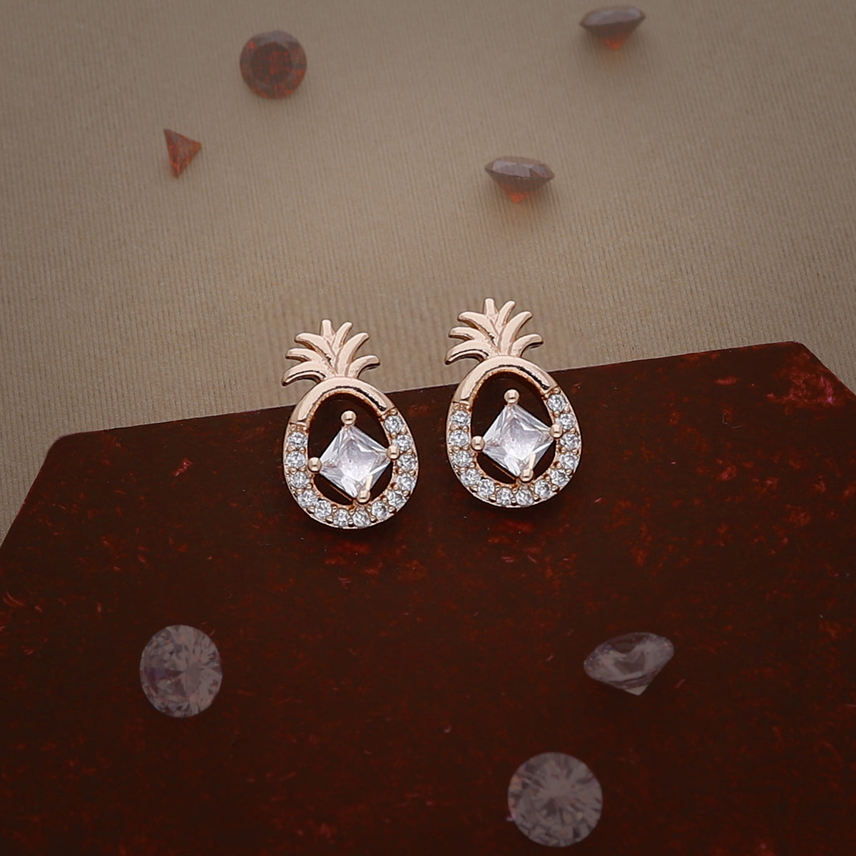 Pineapple Drop Earring