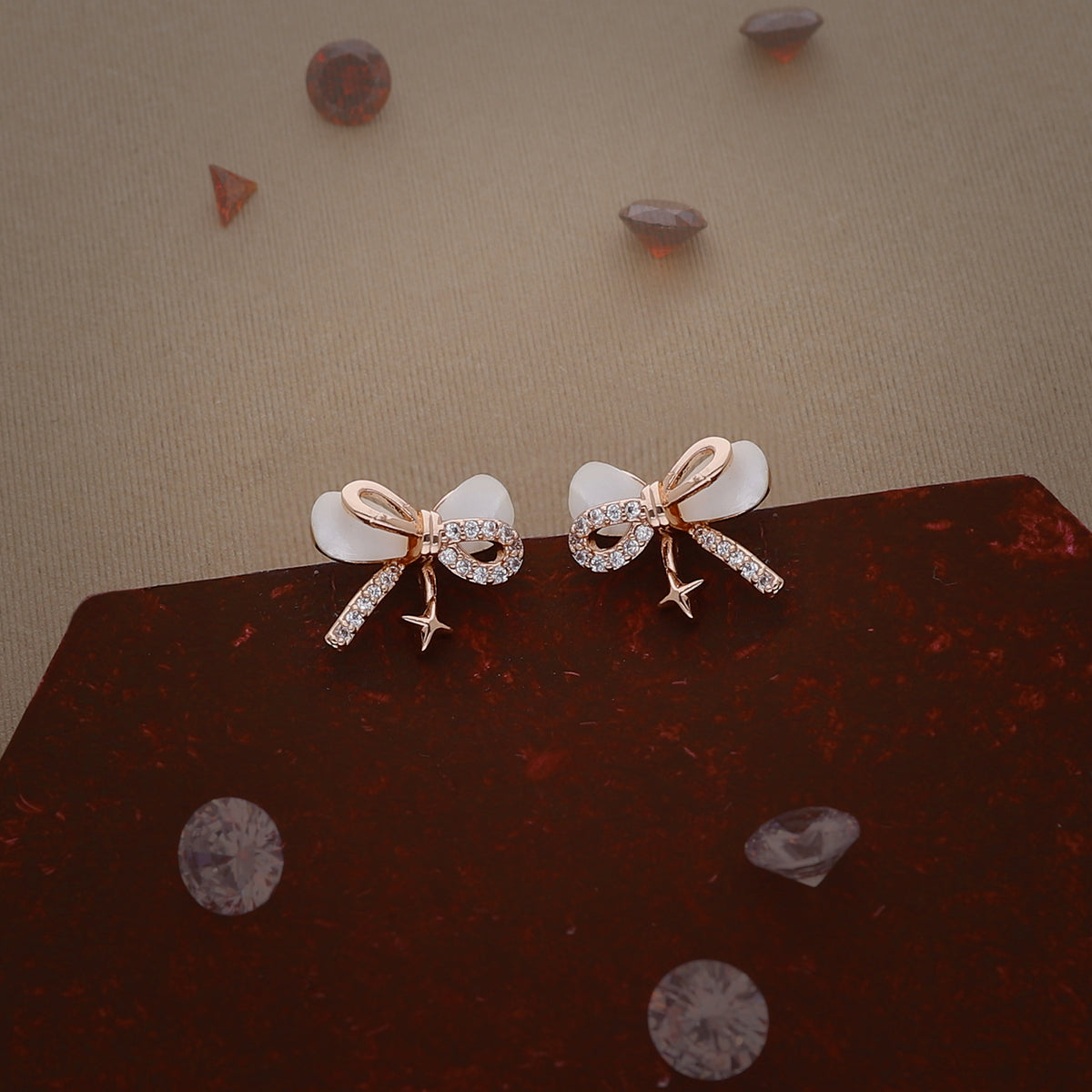 Bow Drop Earring
