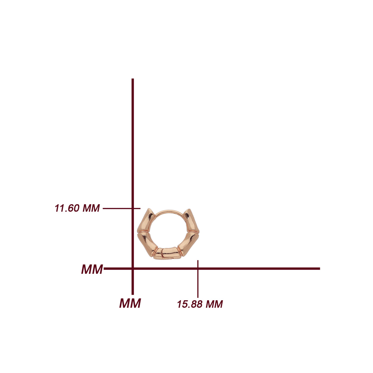 Classic Crystal Hoop Earring