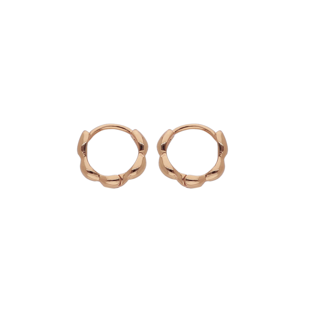 Double Crystal Loop Earring