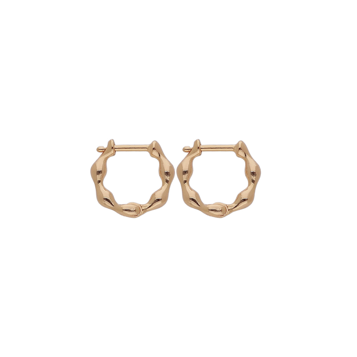 Slim Crystal Hoop Earring