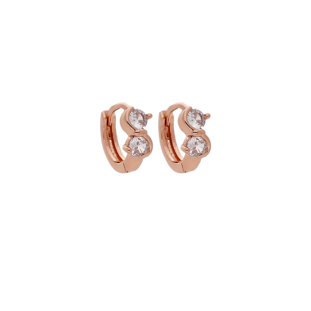 Rose Gold Plated Designer Earrings