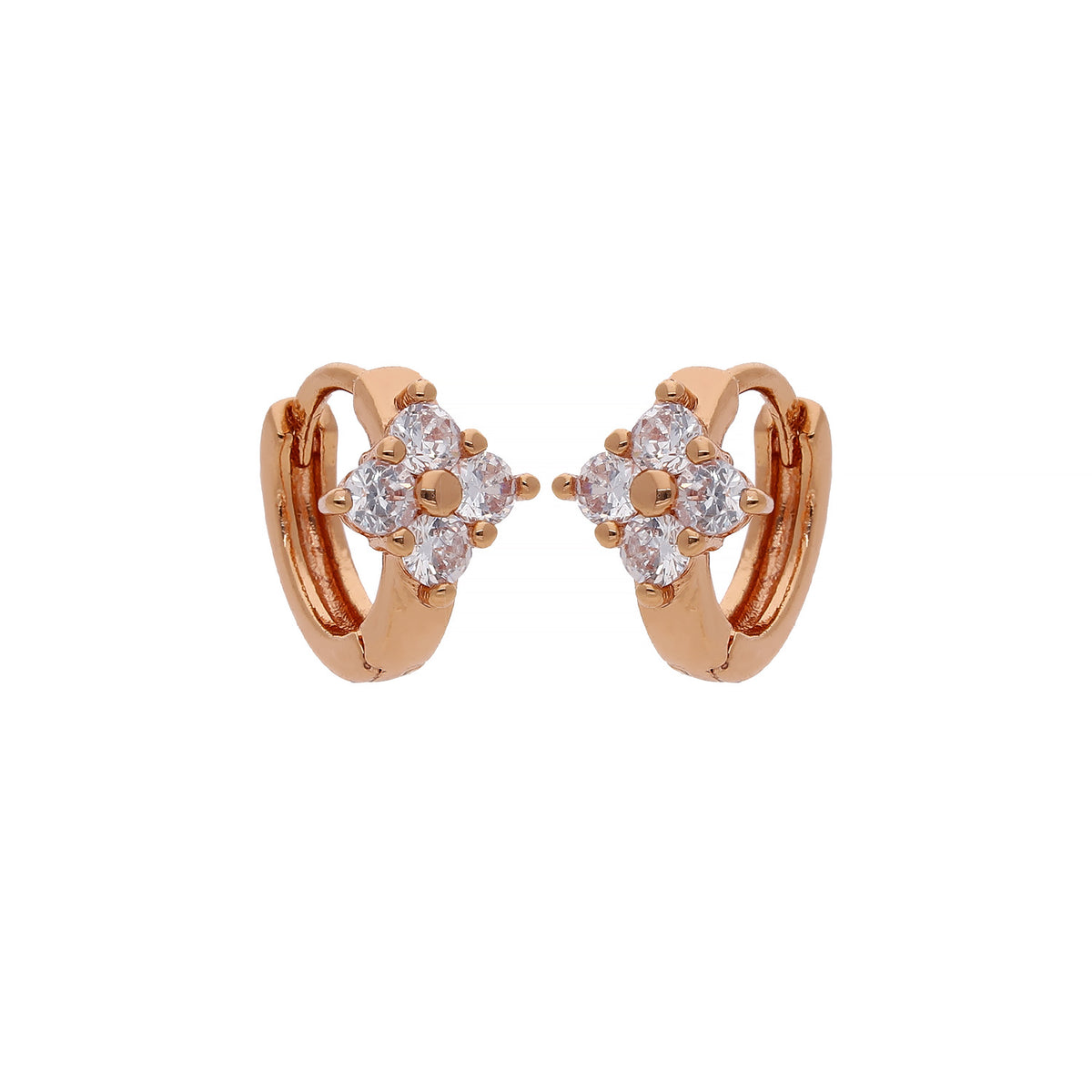 Classic Chic Cubic Zirconia Hoop Earrings