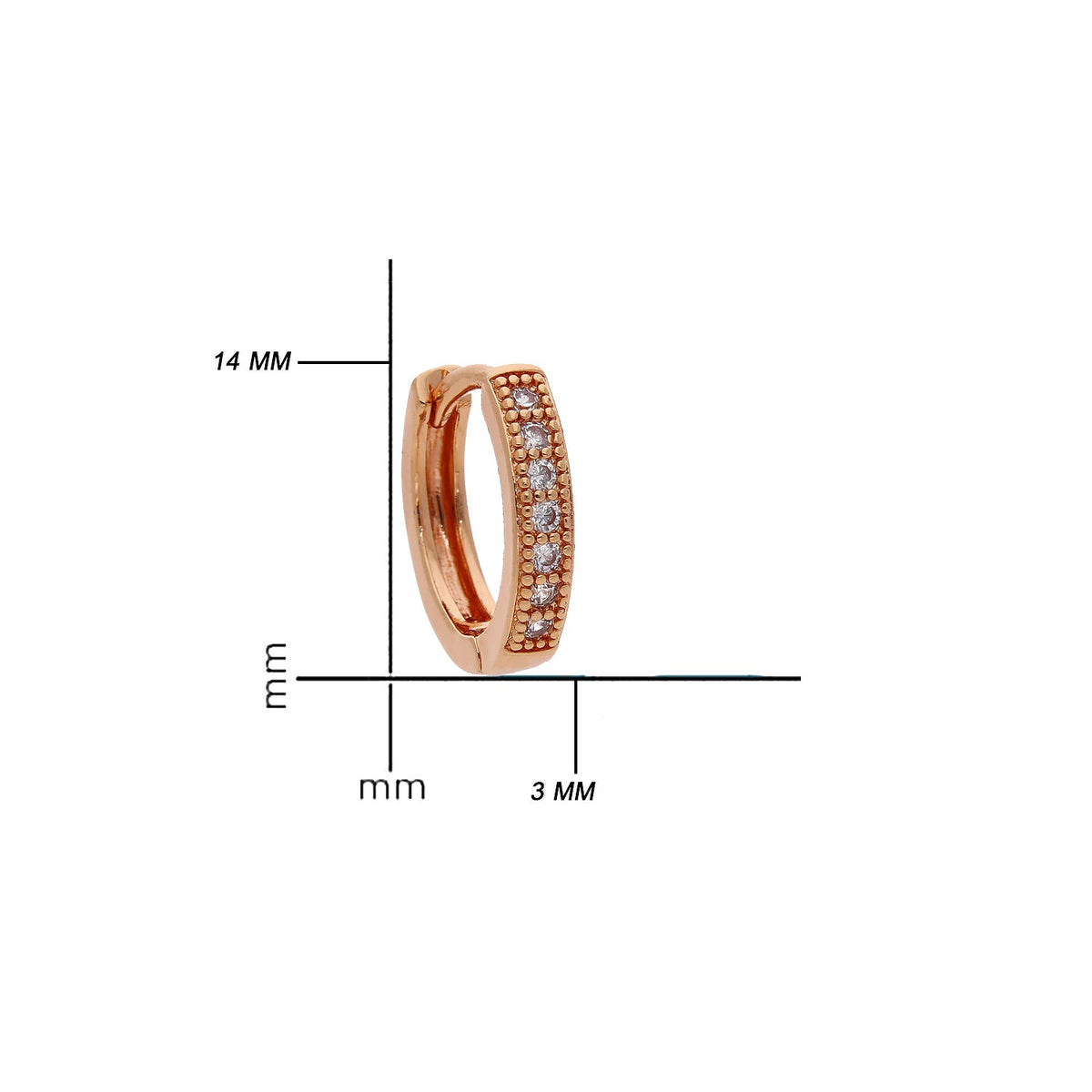 Dainty Antique Hoop Earrings